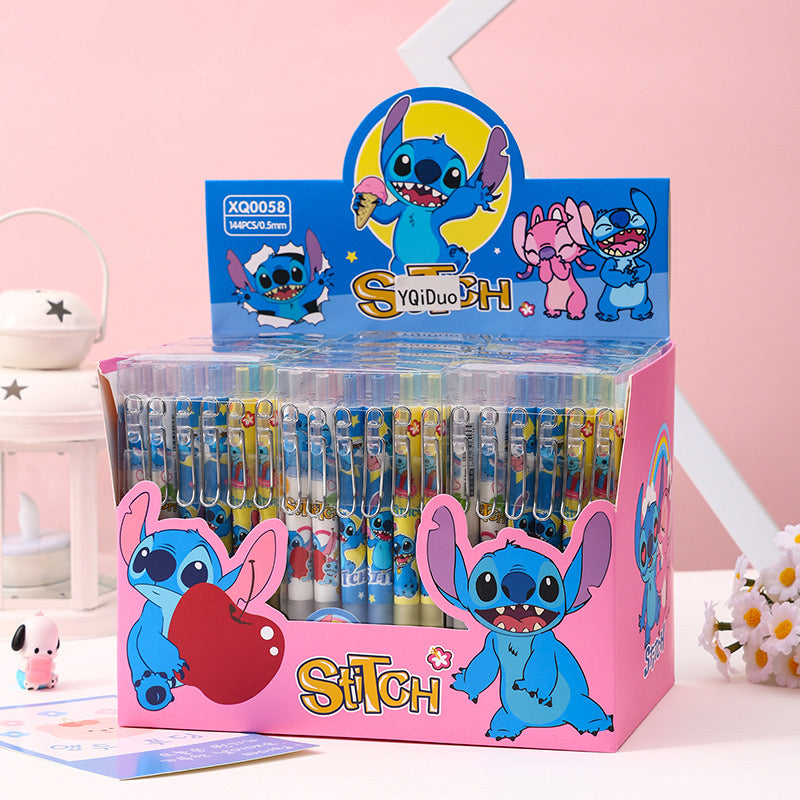 12 PCS Cartoon Unisex Pens, 0.5mm Nib Press Pen, Smooth and Comfortable