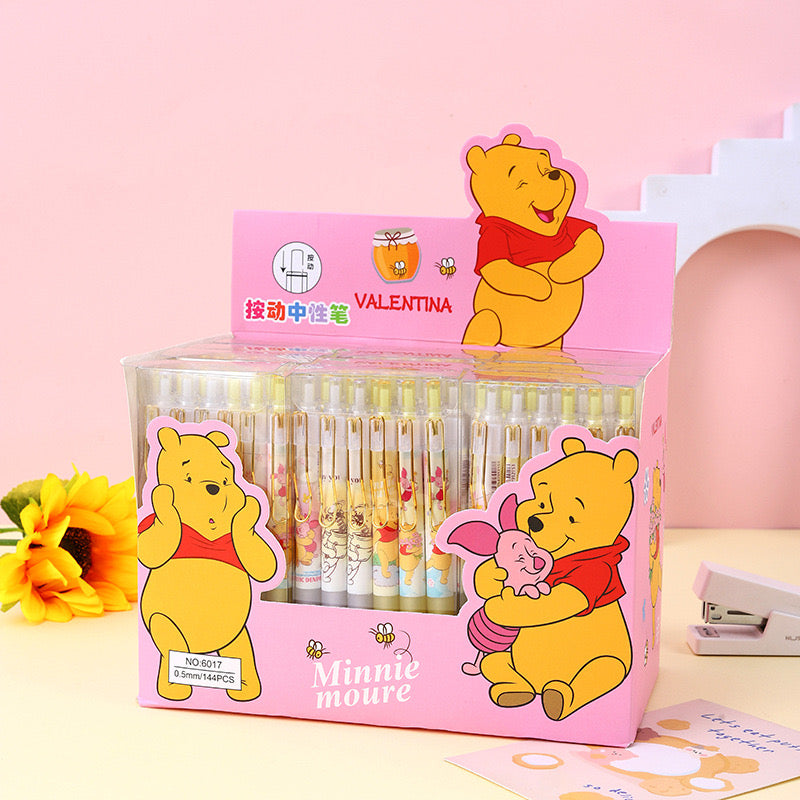 12 PCS Cartoon Unisex Pens, 0.5mm Nib Press Pen, Smooth and Comfortable