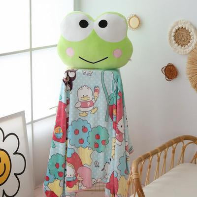 Pillow with blanket