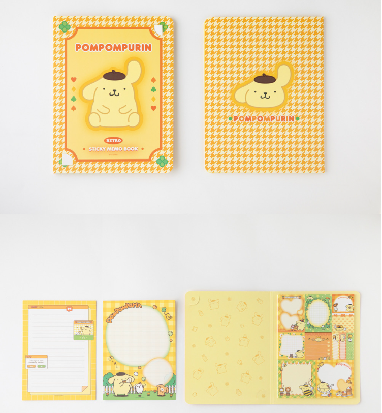 160 Sheets Combination Sticky Notes, Cartoon Memo Pads Set for Students, Home, Office