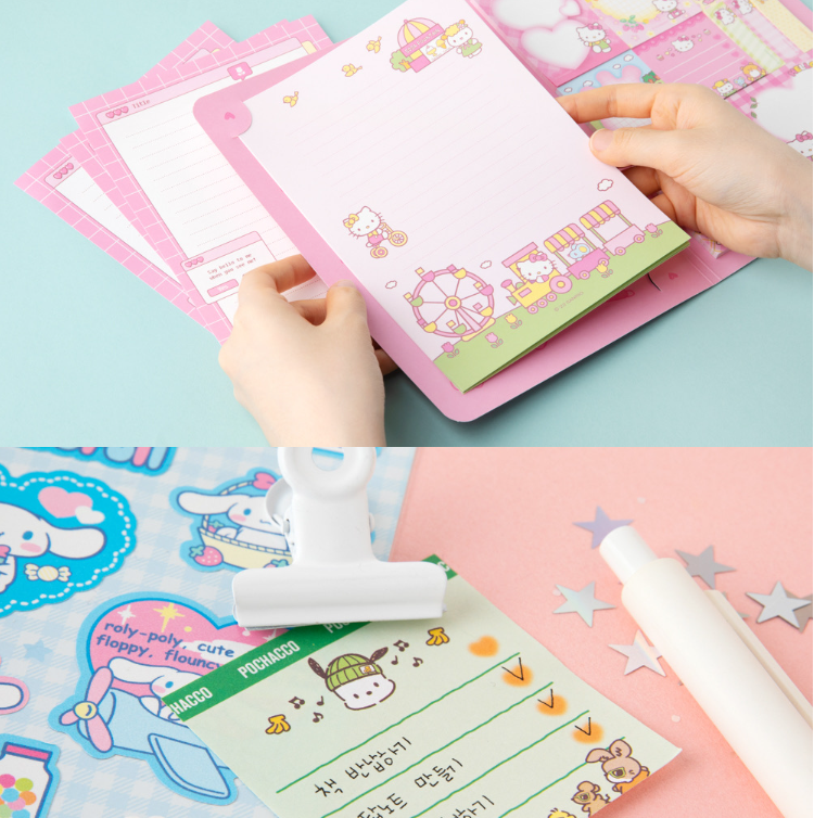 160 Sheets Combination Sticky Notes, Cartoon Memo Pads Set for Students, Home, Office