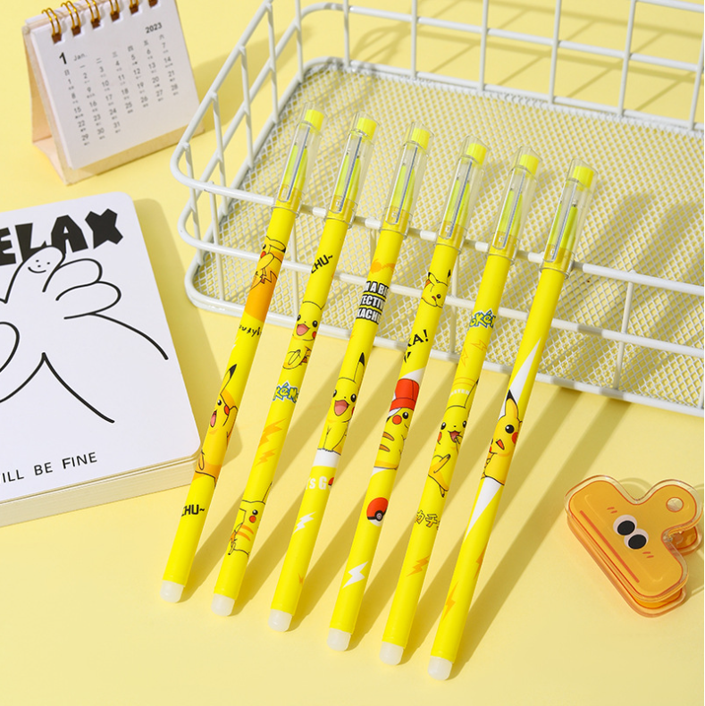 12 PCS Cute Unisex Pens, 0.5mm Nib Press Pen, Smooth and Comfortable