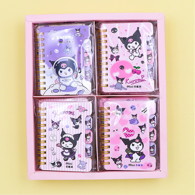 1PCS Mini Cute Handaccount Notebook, Cartoon Handbook for Students, Home, Office