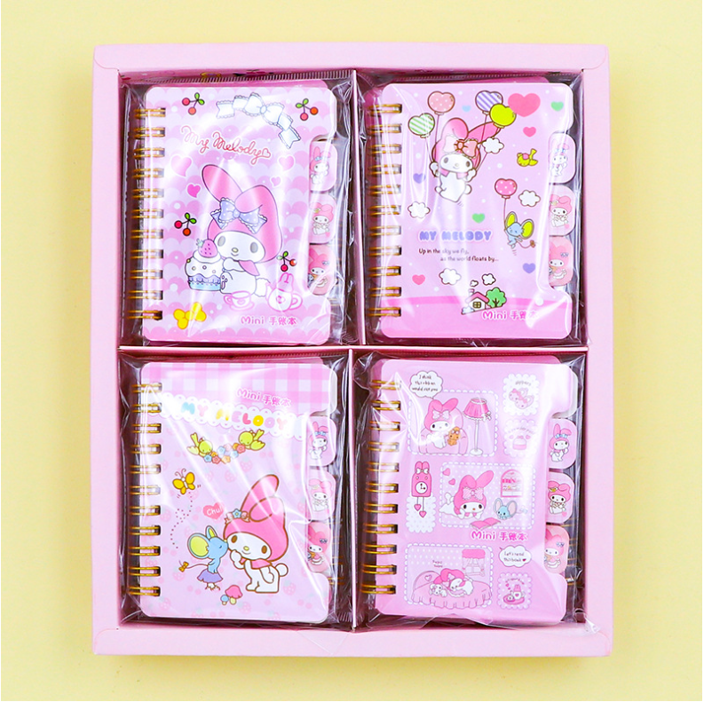 1PCS Mini Cute Handaccount Notebook, Cartoon Handbook for Students, Home, Office