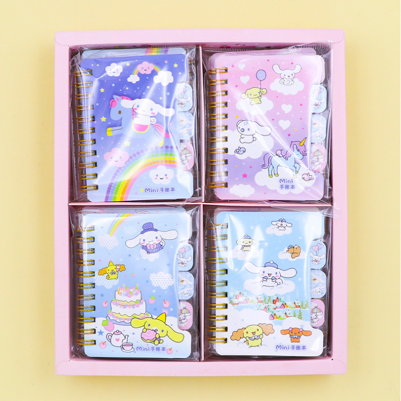 1PCS Mini Cute Handaccount Notebook, Cartoon Handbook for Students, Home, Office