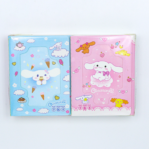 104 Sheets Mini Cute Handaccount Notebook, Cartoon Handbook for Students, Home, Office