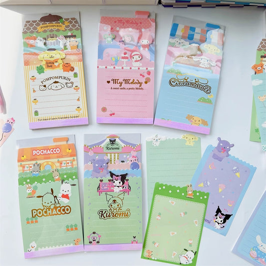 80 Sheets Cartoon Memo Pads