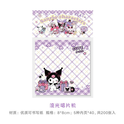 200 Sheets Cartoon Memo Pads