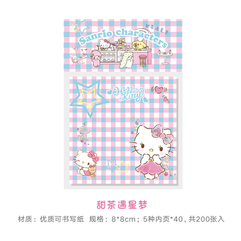 200 Sheets Cartoon Memo Pads