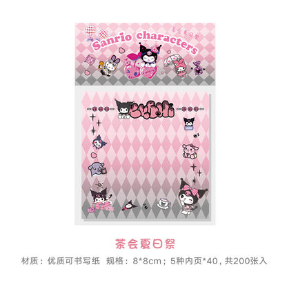 200 Sheets Cartoon Memo Pads