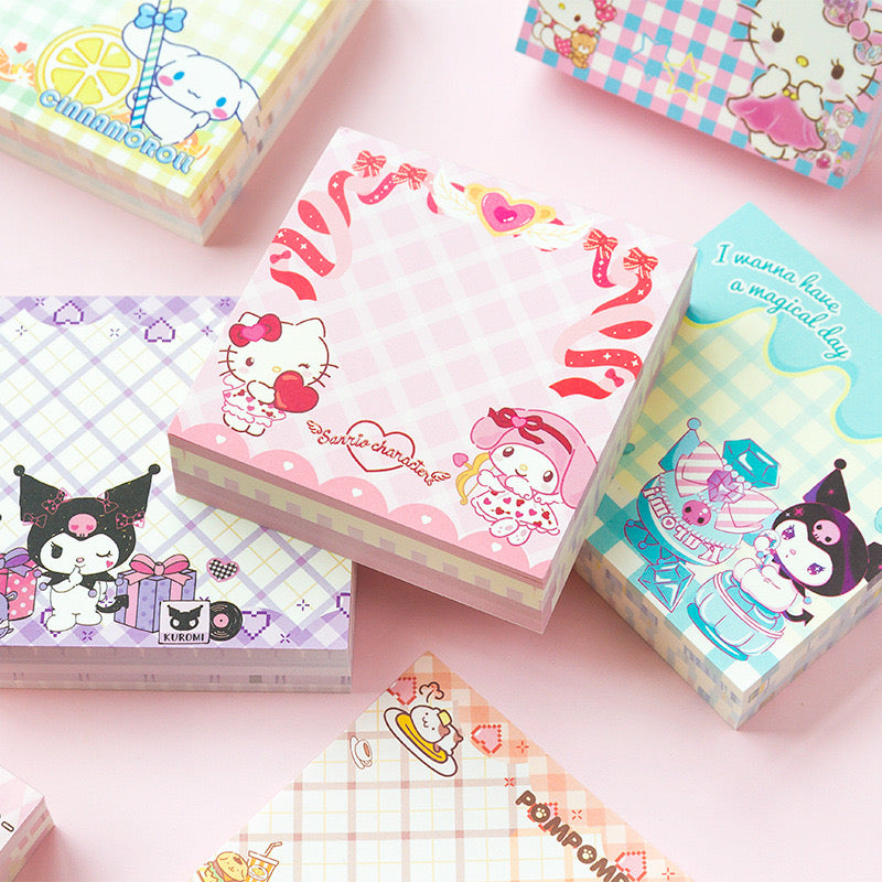 200 Sheets Cartoon Memo Pads – Lili's Stationery Store