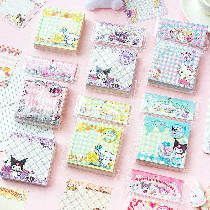 200 Sheets Cartoon Memo Pads